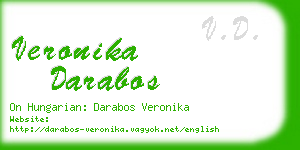 veronika darabos business card